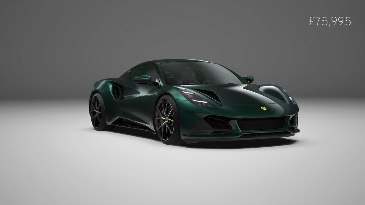 Lotus Emira V6 First Edition dans le coloris vert