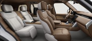 Intérieur du nouveau Range Rover 2022 en version 4 places