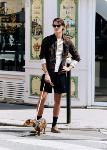 Short Octobre x Circle Sportswear Noir - O262SHO001N - 85 € - �110 - £90 - 730 DKK - AU�175 - CA�170 - 95CHF - ¥17000 - 1020 SEK(1)