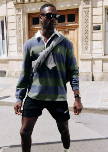 Short Octobre x Circle Sportswear Noir - O262SHO001N - 85 € - �110 - £90 - 730 DKK - AU�175 - CA�170 - 95CHF - ¥17000 - 1020 SEK(2)