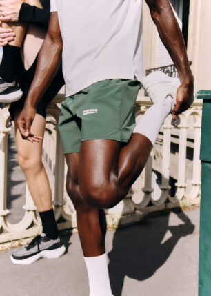 Short Octobre x Circle Sportswear Vert - O262SHO002H - 85 € - �110 - £90 - 730 DKK - AU�175 - CA�170 - 95CHF - ¥17000 - 1020 SEK(1)