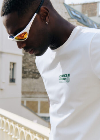 T-Shirt Octobre x Circle Sportswear Blanc - O262TSH002W - 70 € - �90 - £75 - 600 DKK - AU�145 - CA�145 - 75CHF - ¥14000 - 840 SEK(2)
